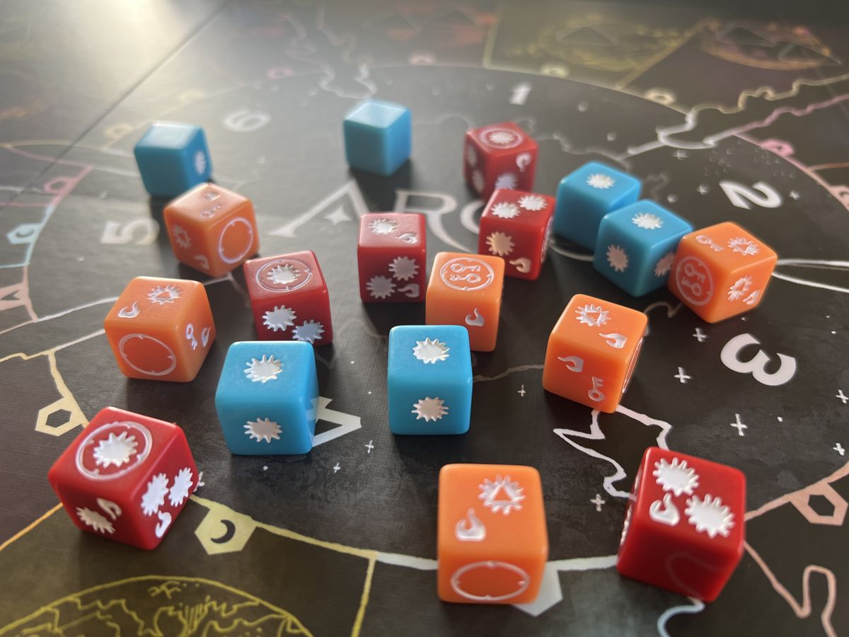 Arcs' Assault, Raid, and Skirmish dice