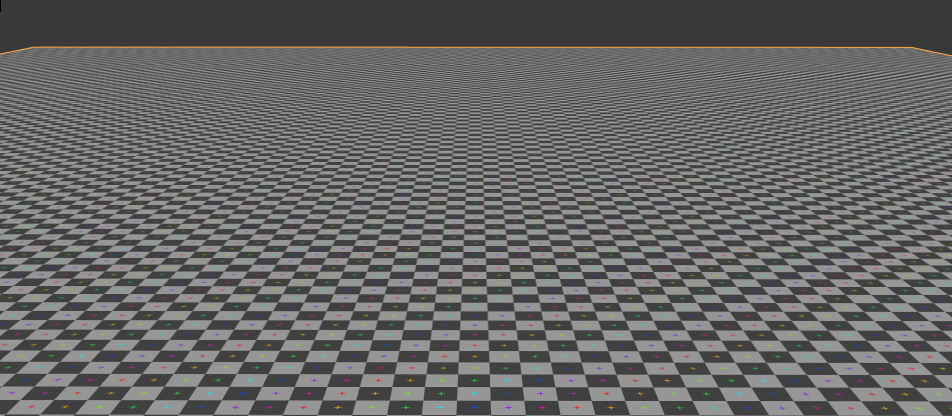 A checkerboard floor without aliasing artifacts, due to use of mipmapping. Image by BillyBob CornCob